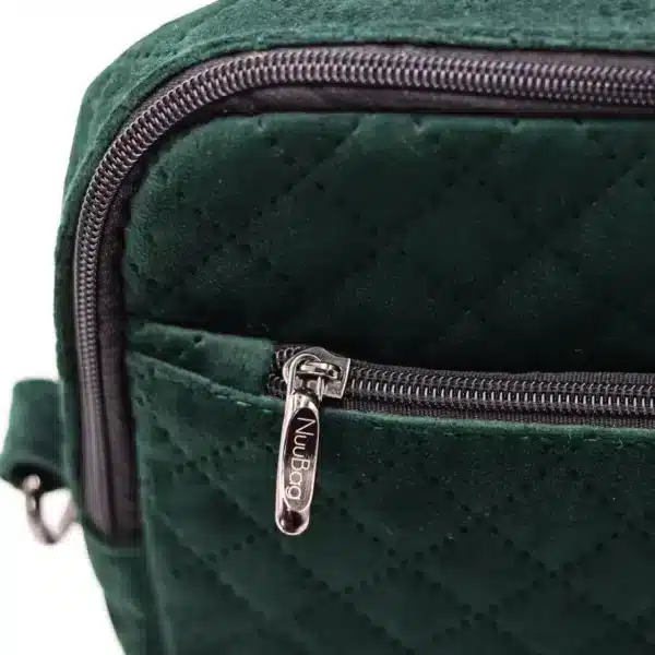 Grüne Damen-Aktentasche. Tasche für Laptop und Dokumente.